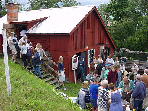 Smedkväll vid Kungsgårdens smedja (foto: Lars Forslin)